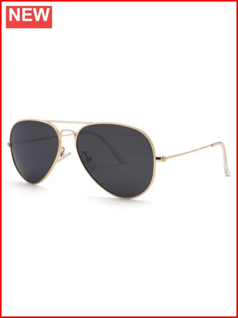 Classic Polarized Aviator Sunglasses UV400 Protection Metal Frame